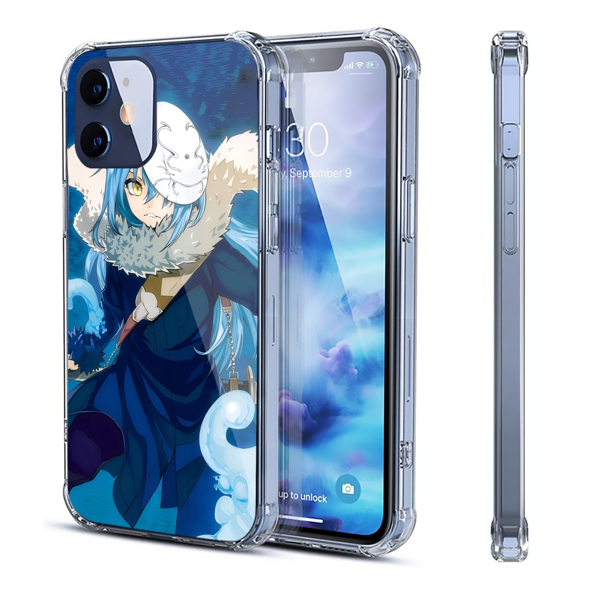 （画像用） 転スラ Regarding Reincarnated to Slime 【iPhone 12シリーズ対応】透明スマホケース（クリアソフトケース）